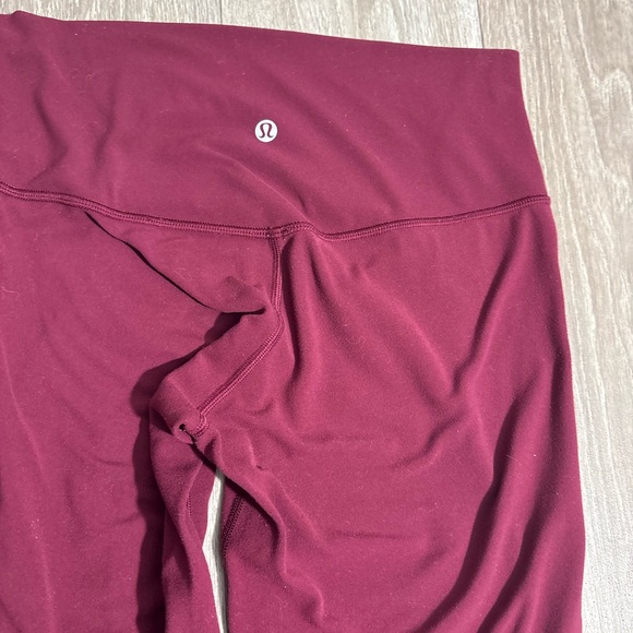 lululemon athletica Burgundy Leggings - Picture 5 of 5